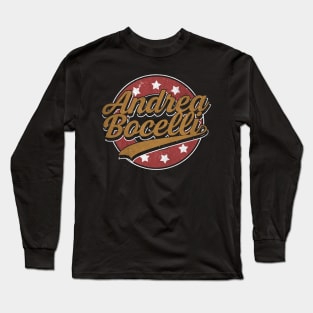 Personalized Name Andrea Vintage Circle Limited Edition Long Sleeve T-Shirt